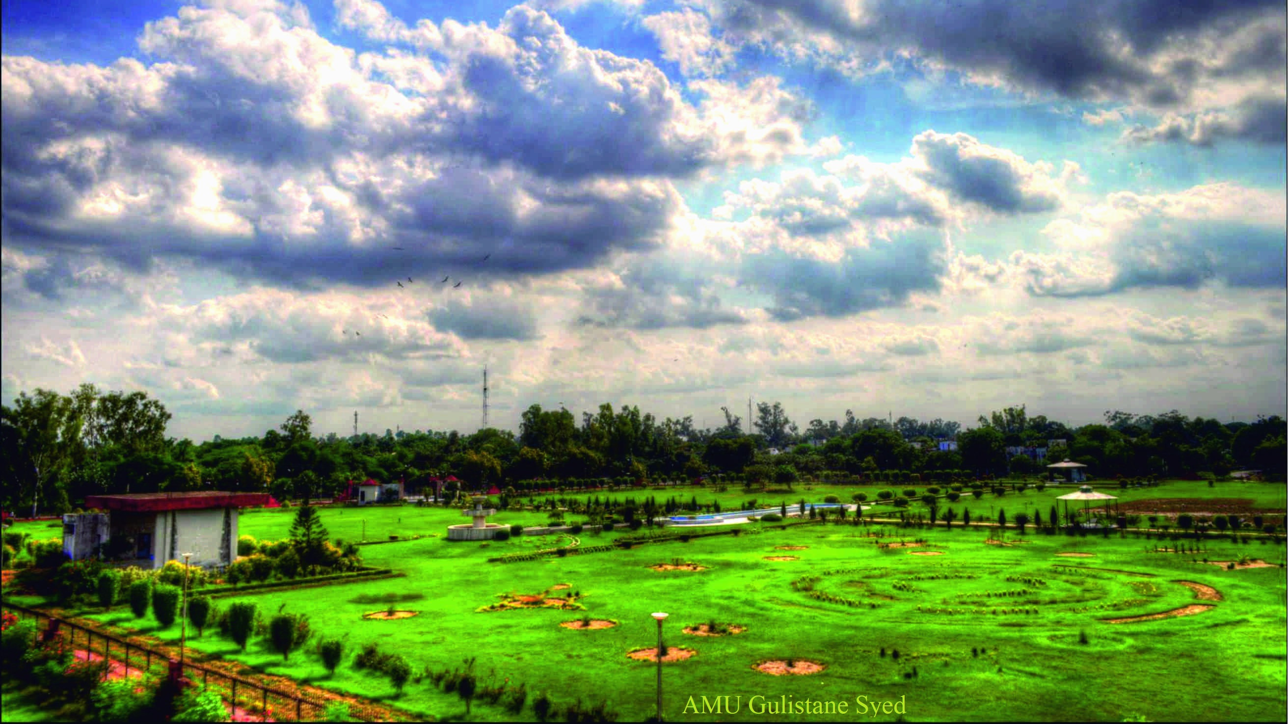 Gulistan-e-Syed, the landscaped garden at the heart of the AMU campus