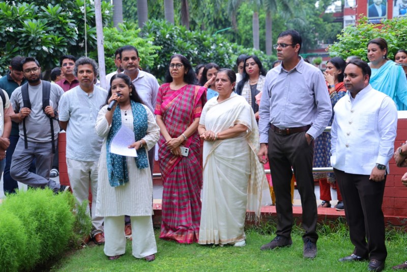 Hans Raj College event on campus