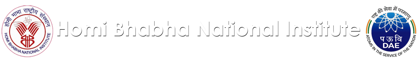 Homi Bhabha National Institute logo with the Department of Atomic Energy emblem