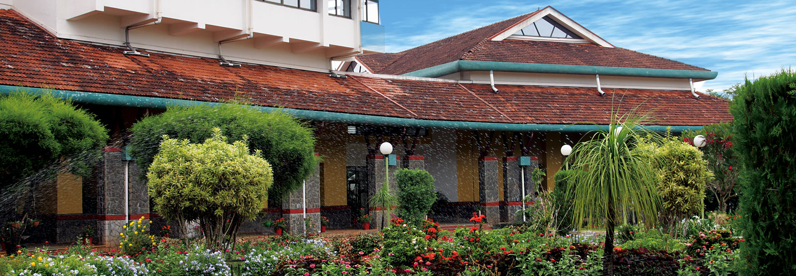 Landscaped frontage of the IIM Kozhikode campus