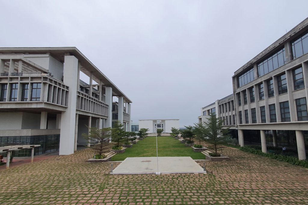 Flag-raising area at IIM Raipur