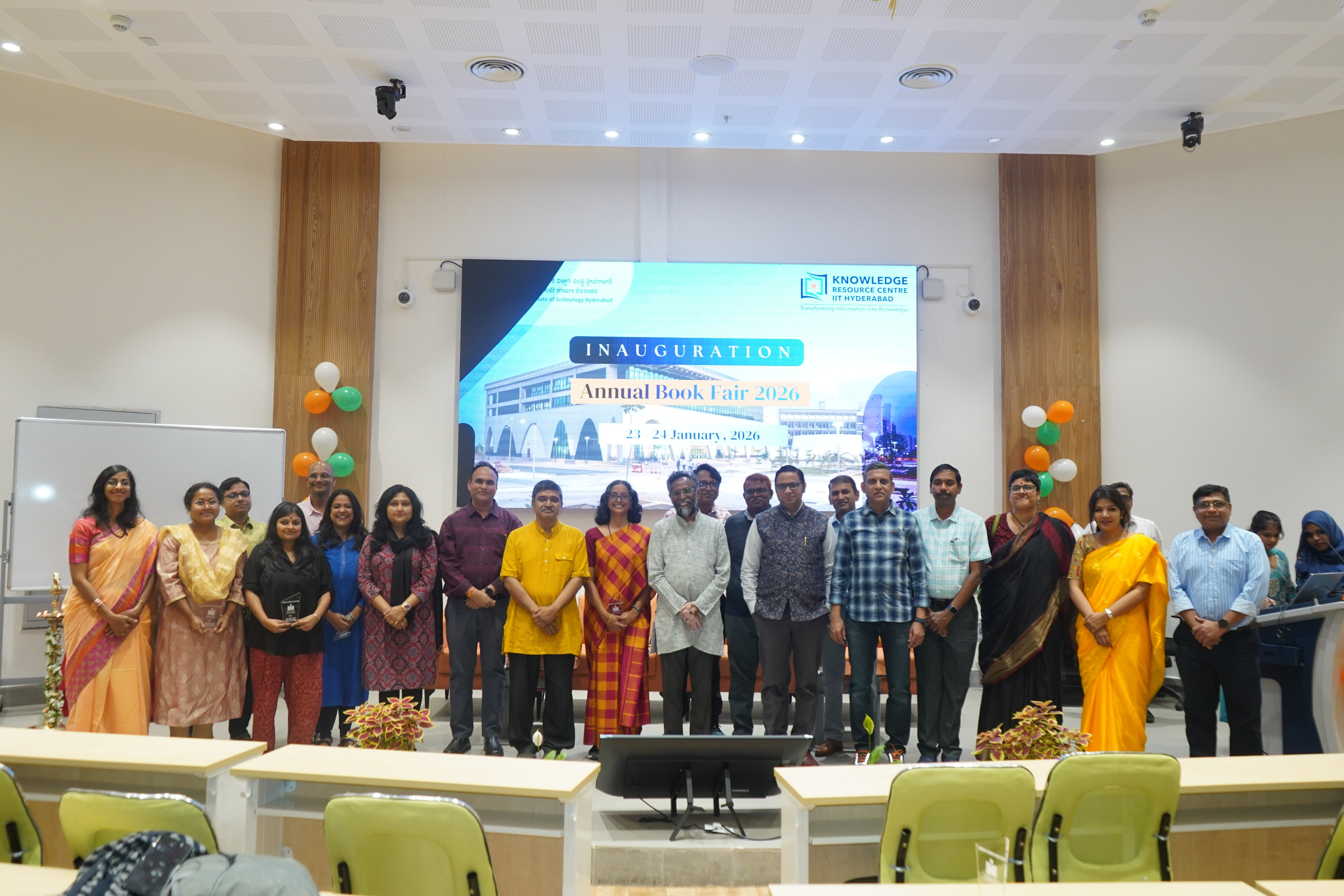 Annual book fair on the IIT Hyderabad campus