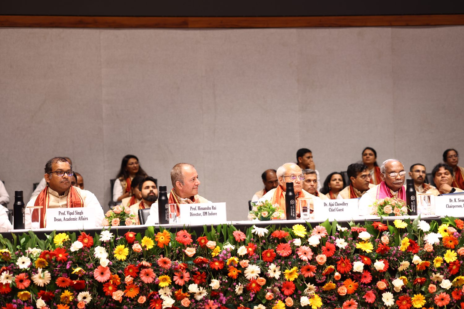 The IIT Indore convocation dais