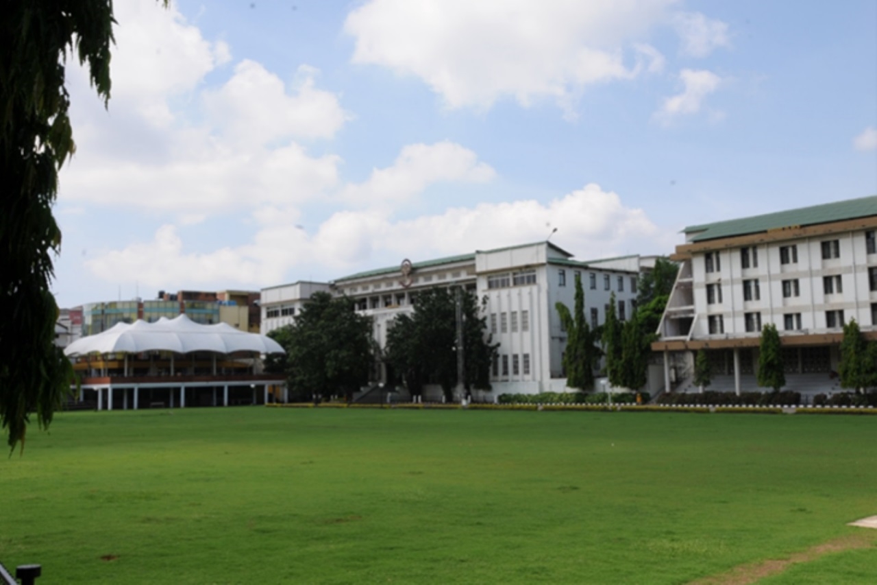 The KMC Manipal academic quadrangle and open ground
