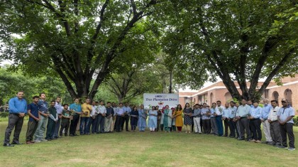 Tree plantation drive on the MDI Gurgaon campus lawn