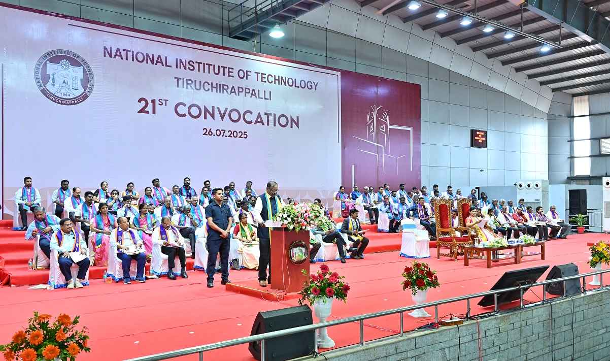 Convocation at NIT Tiruchirappalli