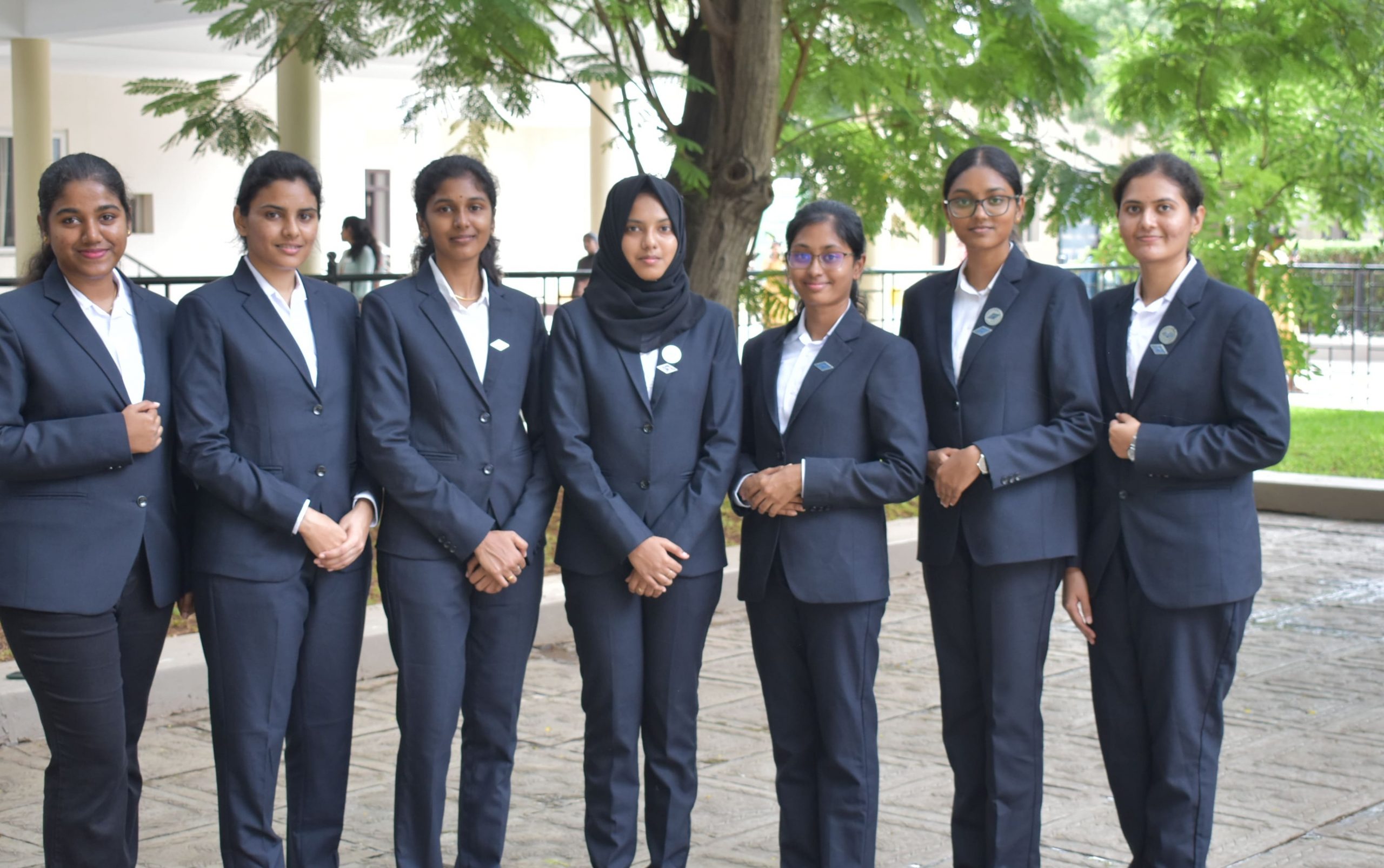Students of PSGR Krishnammal College for Women on the Peelamedu campus