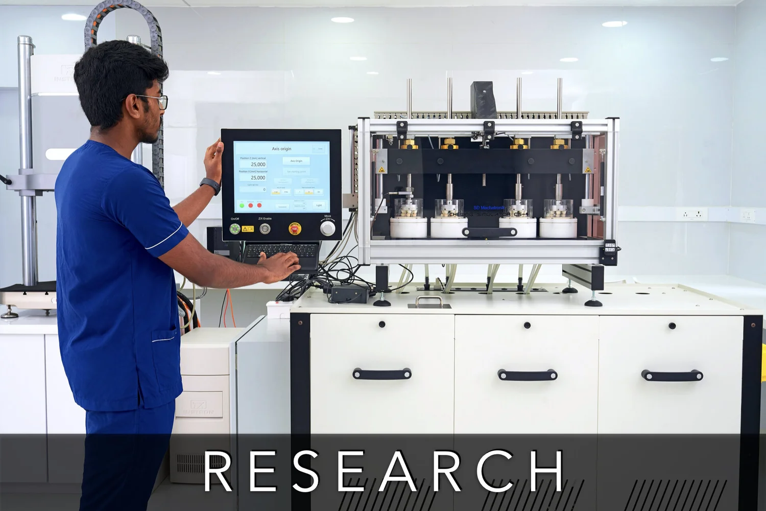 A research laboratory at SIMATS