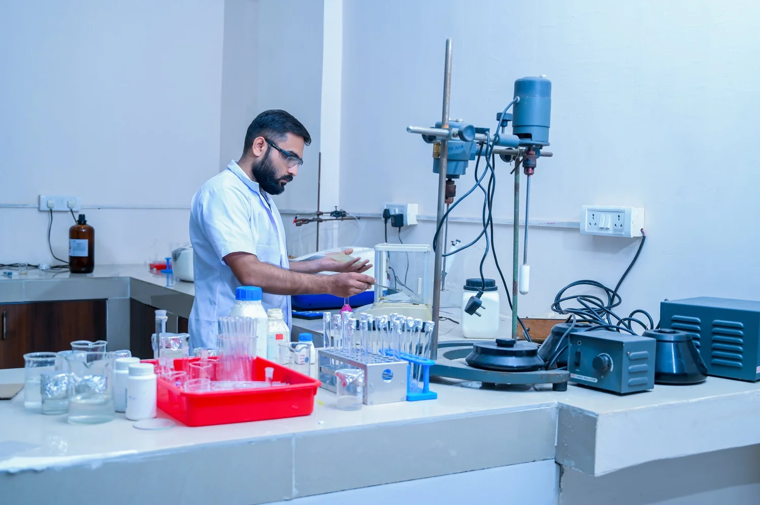 A working laboratory at Siksha 'O' Anusandhan