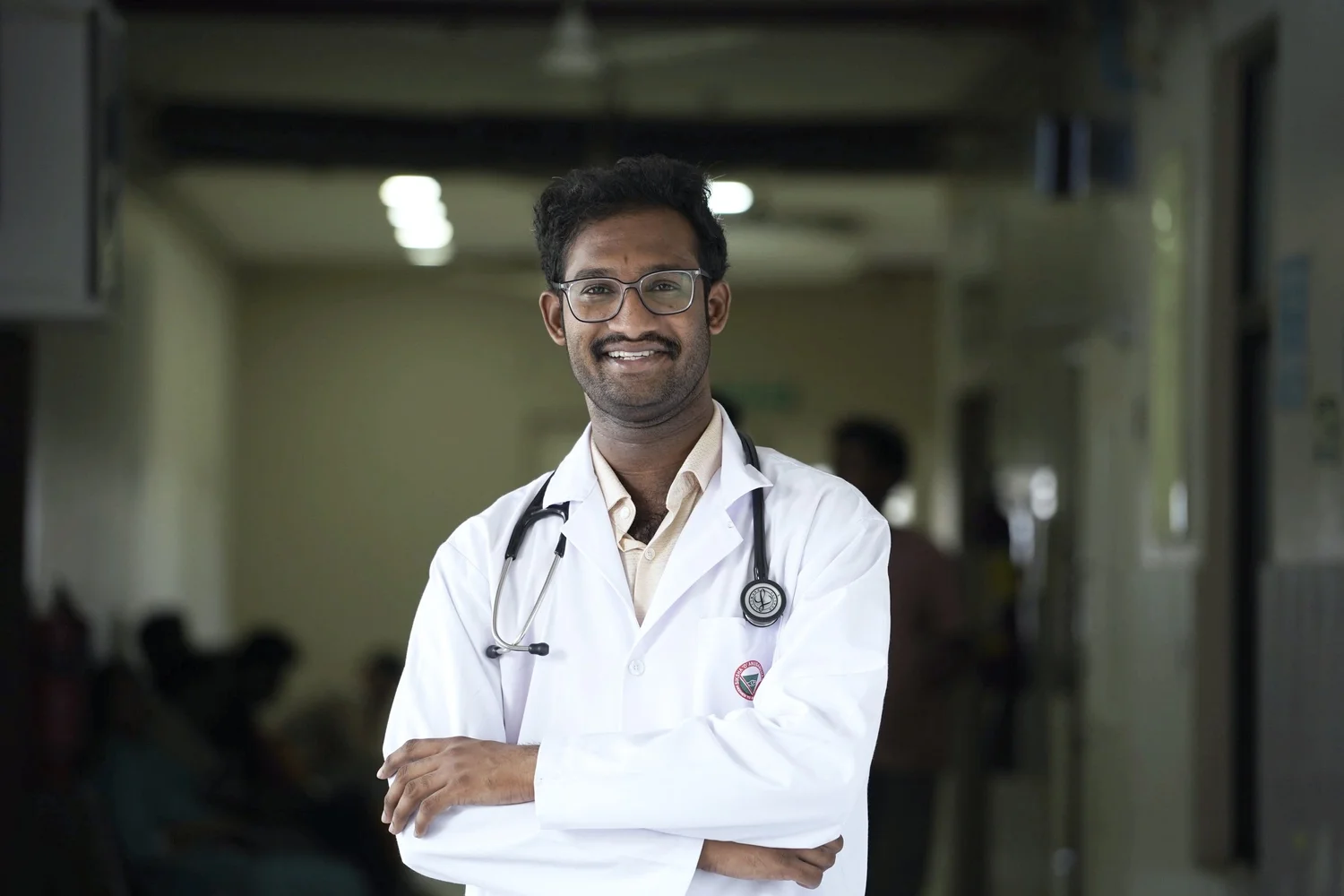A clinician at SOA's SUM Hospital, the university's teaching hospital