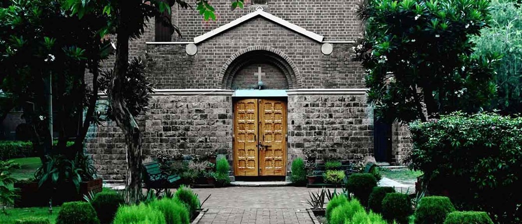 The College chapel at St. Stephen's College, Delhi